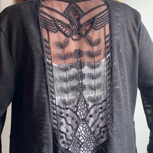 Maurices lace back sweater